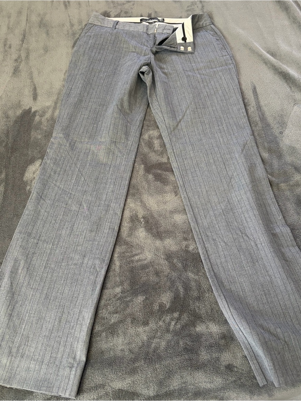 Old Navy Women’s Gray Pinstripe Dress Pants Size 4 Reg